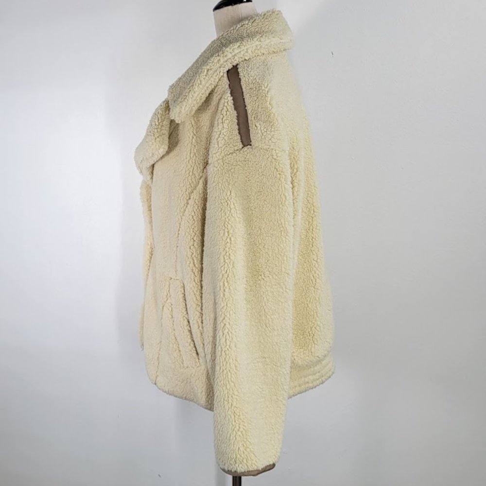 FREE PEOPLE joplin cozy sherpa jacket Sz XL NEW NWT - Picture 4 of 10
